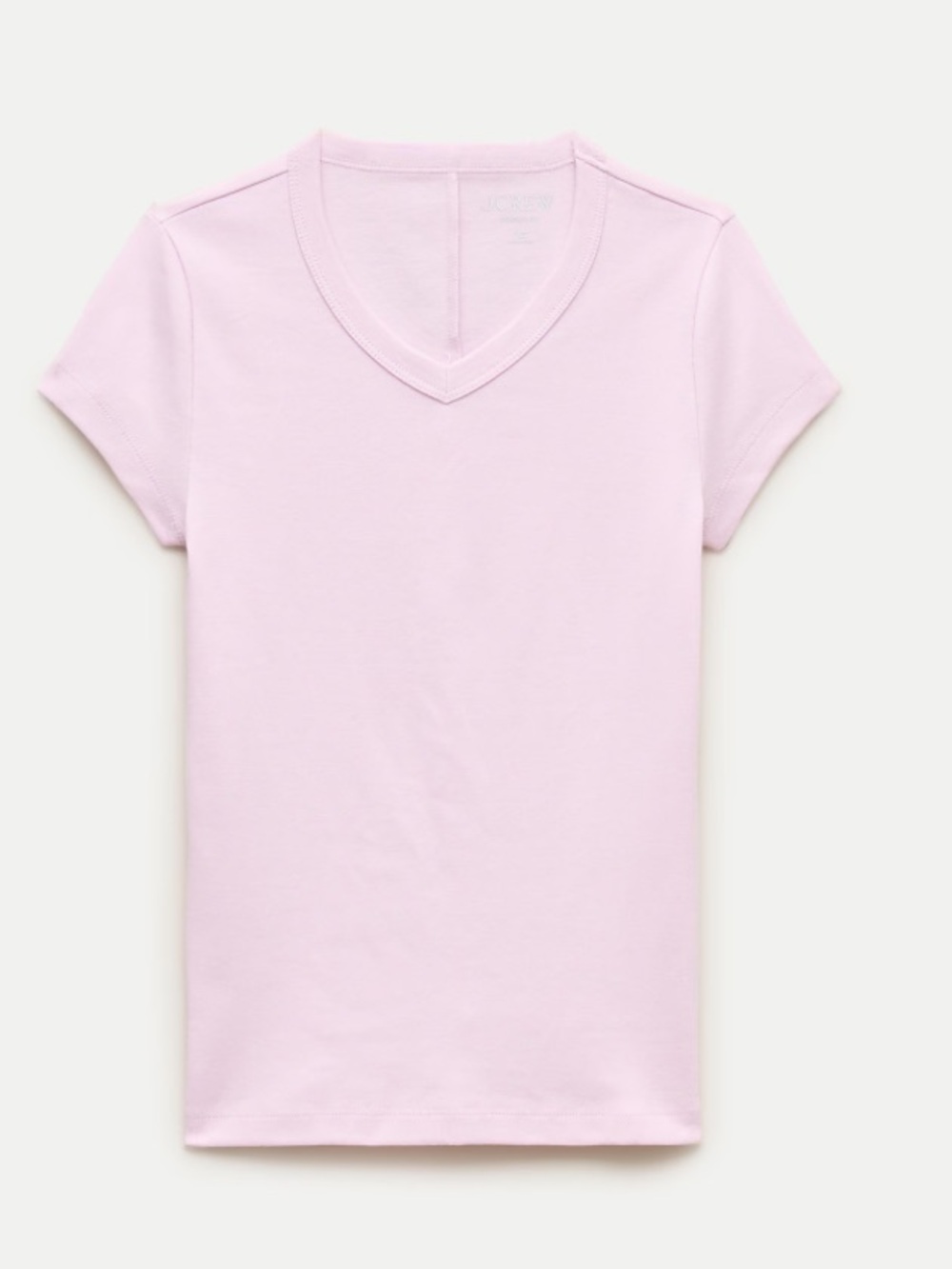 J crew faded lilac Perfect-fit V-neck T-shirt